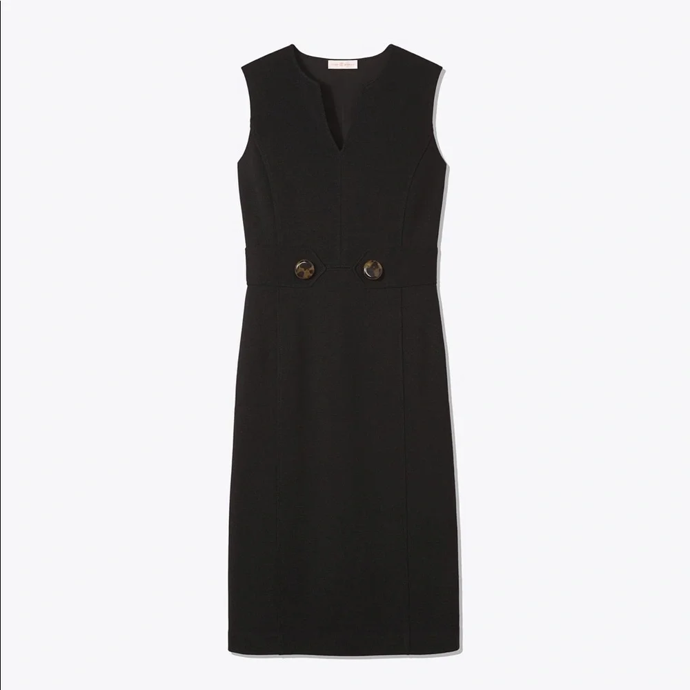 NWT $398 Tory Burch Wool Briana Dress in Black